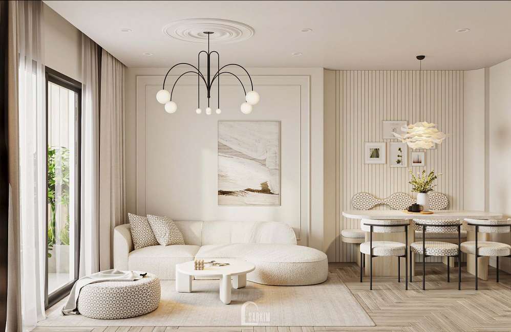 Thiết Kế Nội Thất Chung Cư Phong Cách Korea Chic Dự Án Le Grand Jardin